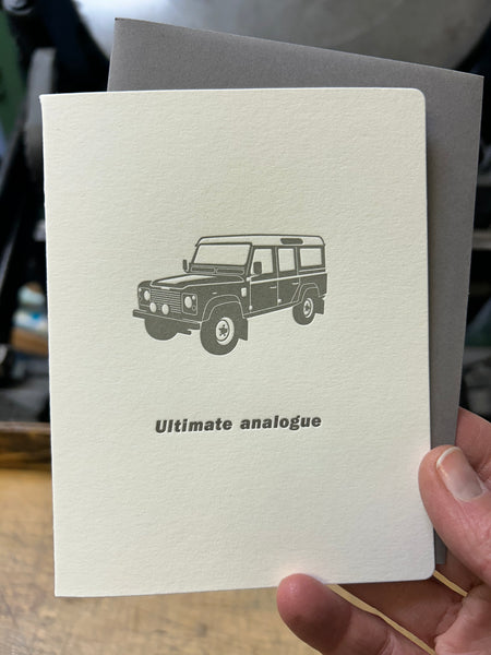 Landrover ultimate analogue