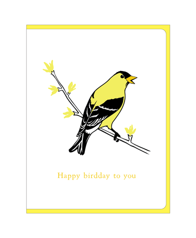 Birdday Goldfinch w/s