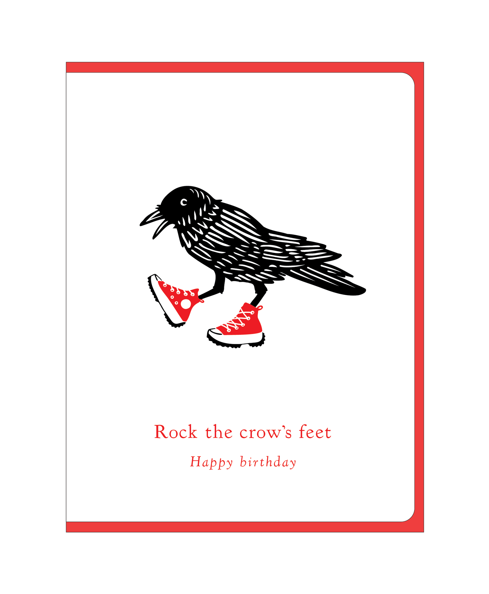 Birthday Crow’s Feet w/s