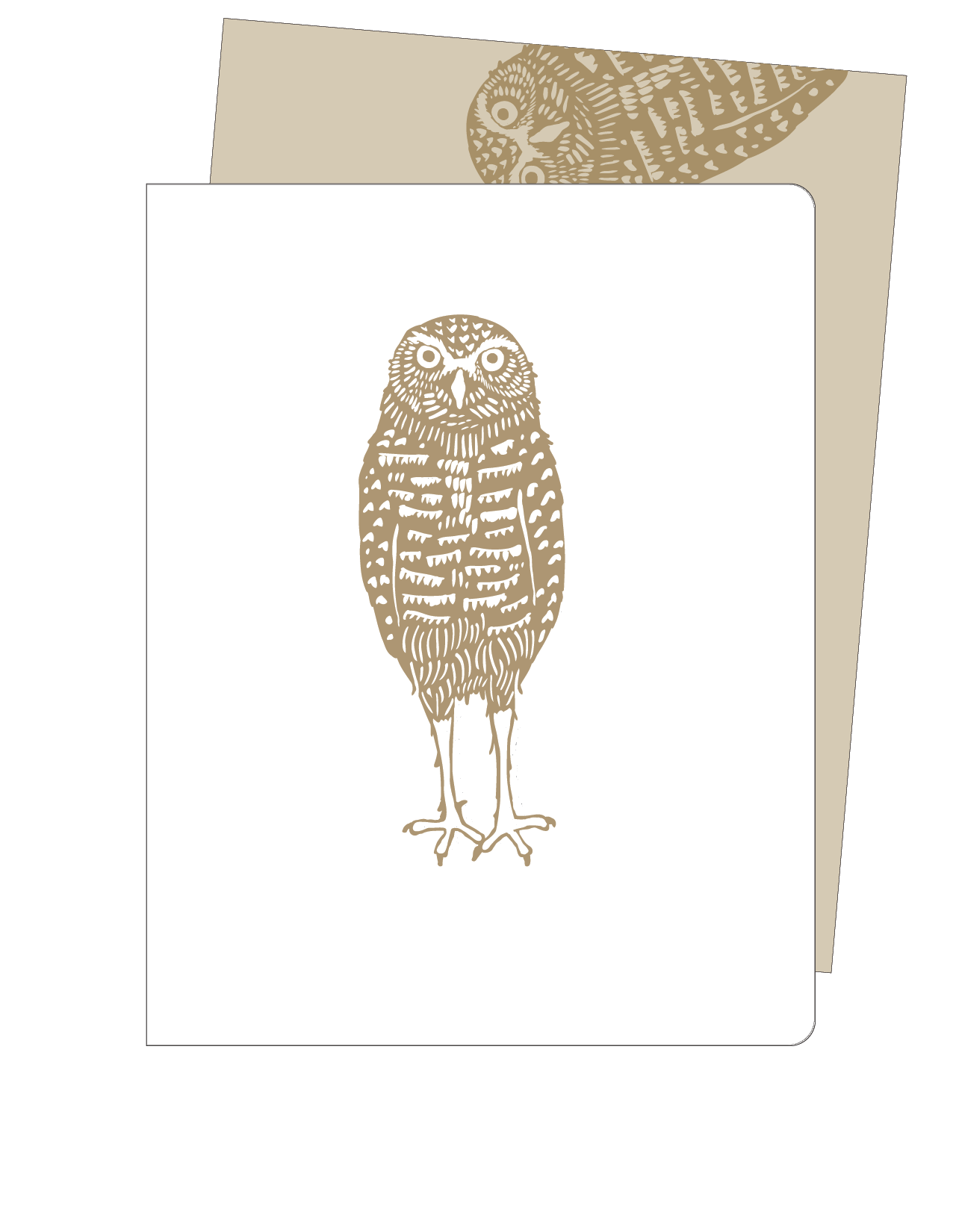 Burrowing Owl card