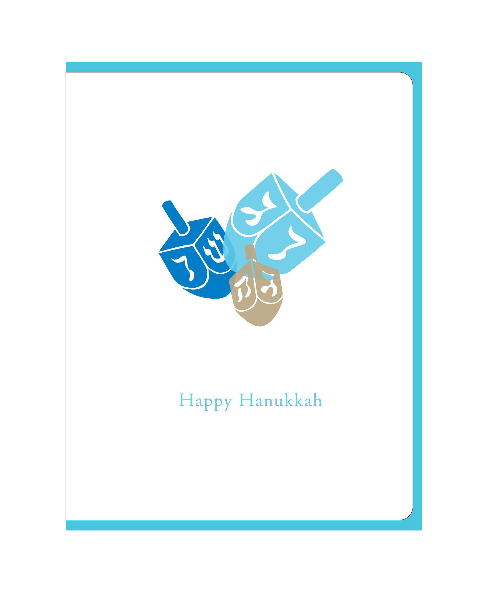 Happy Hanukkah Dreidel