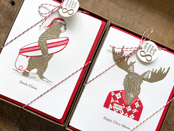 Holiday Chris Moose w/s