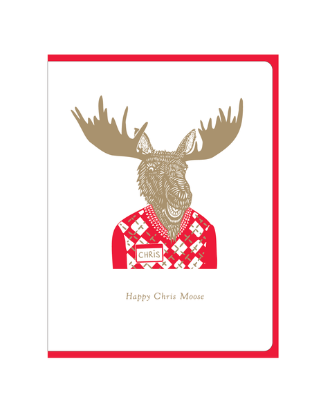 Holiday Chris Moose w/s