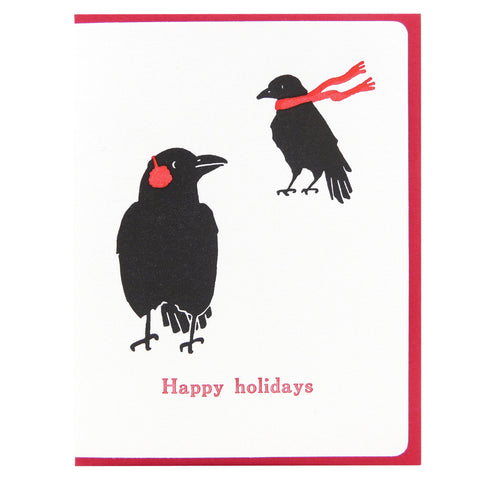 Happy Holidays Crows