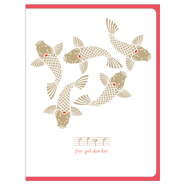 12 Days of Holidays: Golden Koi w/s