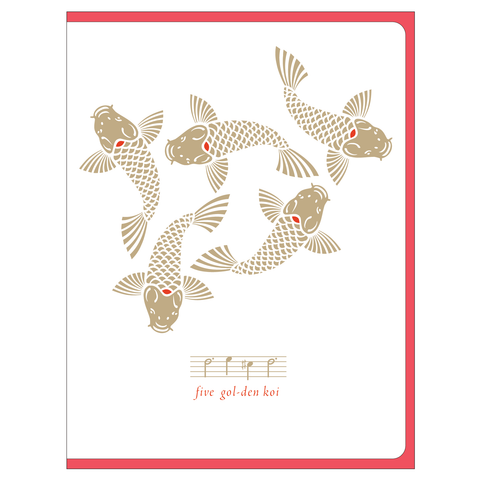 12 Days of Holidays: Golden Koi w/s