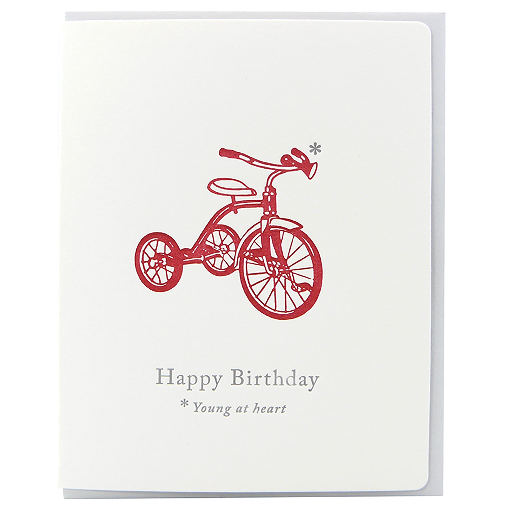 Birthday trike Young at heart w/s