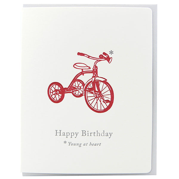 Birthday trike Young at heart w/s