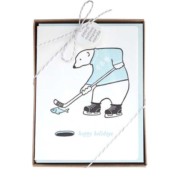 Happy Holidays Polar Bear w/s