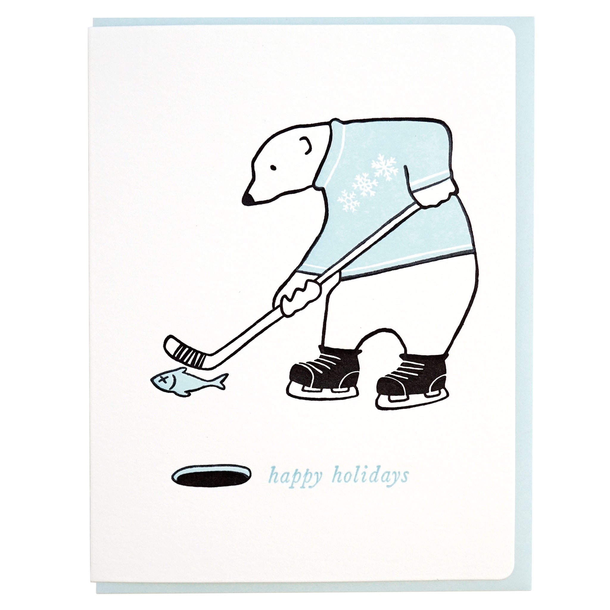 Happy Holidays Polar Bear w/s