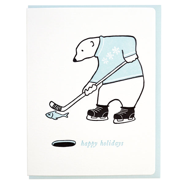 Happy Holidays Polar Bear w/s