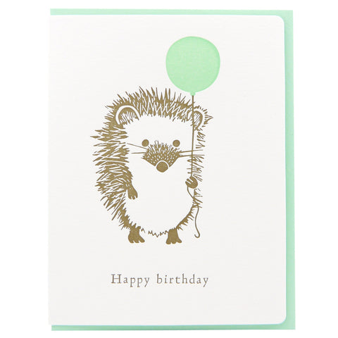 Hedgehog Birthday Balloon