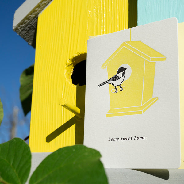 Chickadee home sweet home w/s