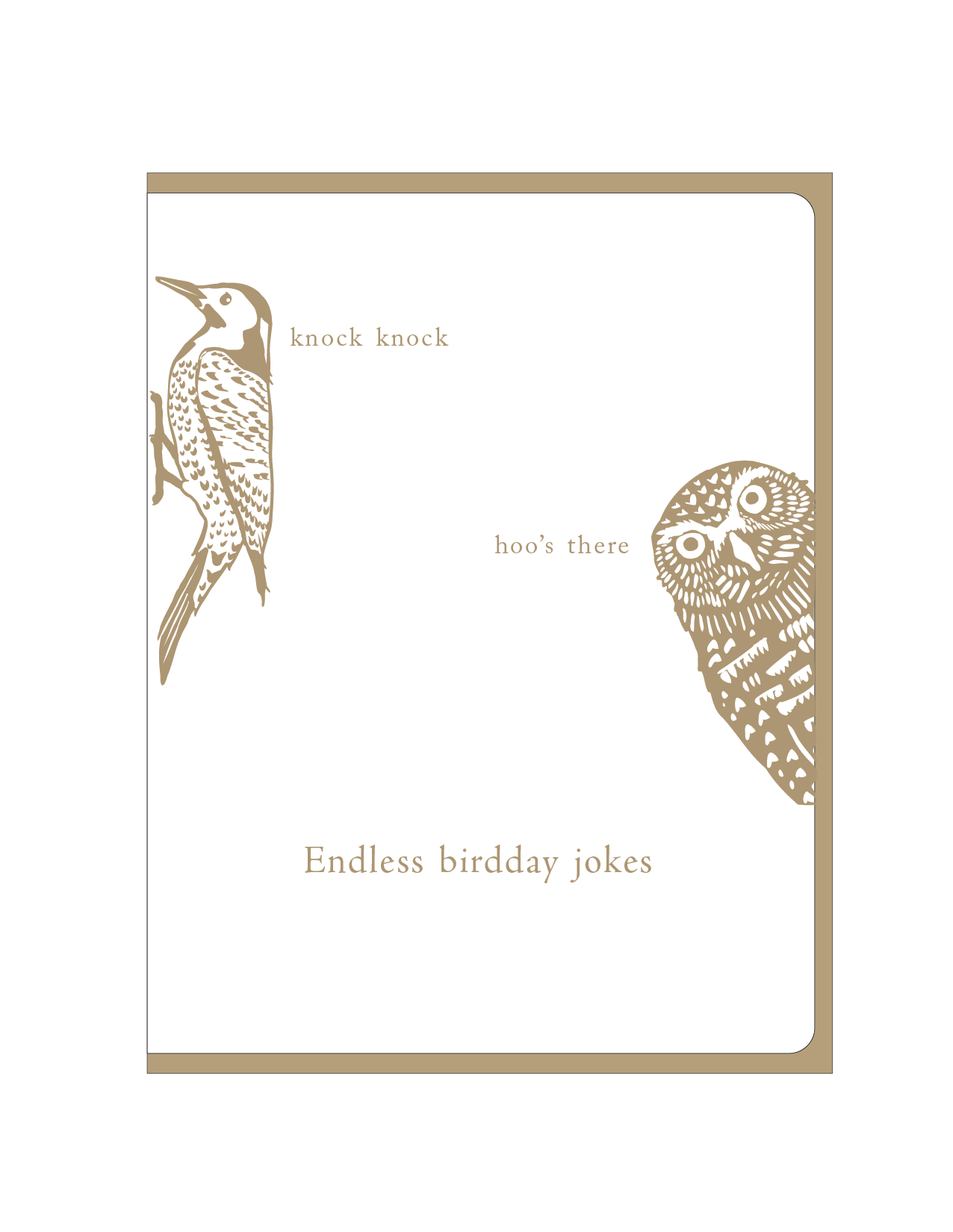 Burrowing Owl Knock Knock
