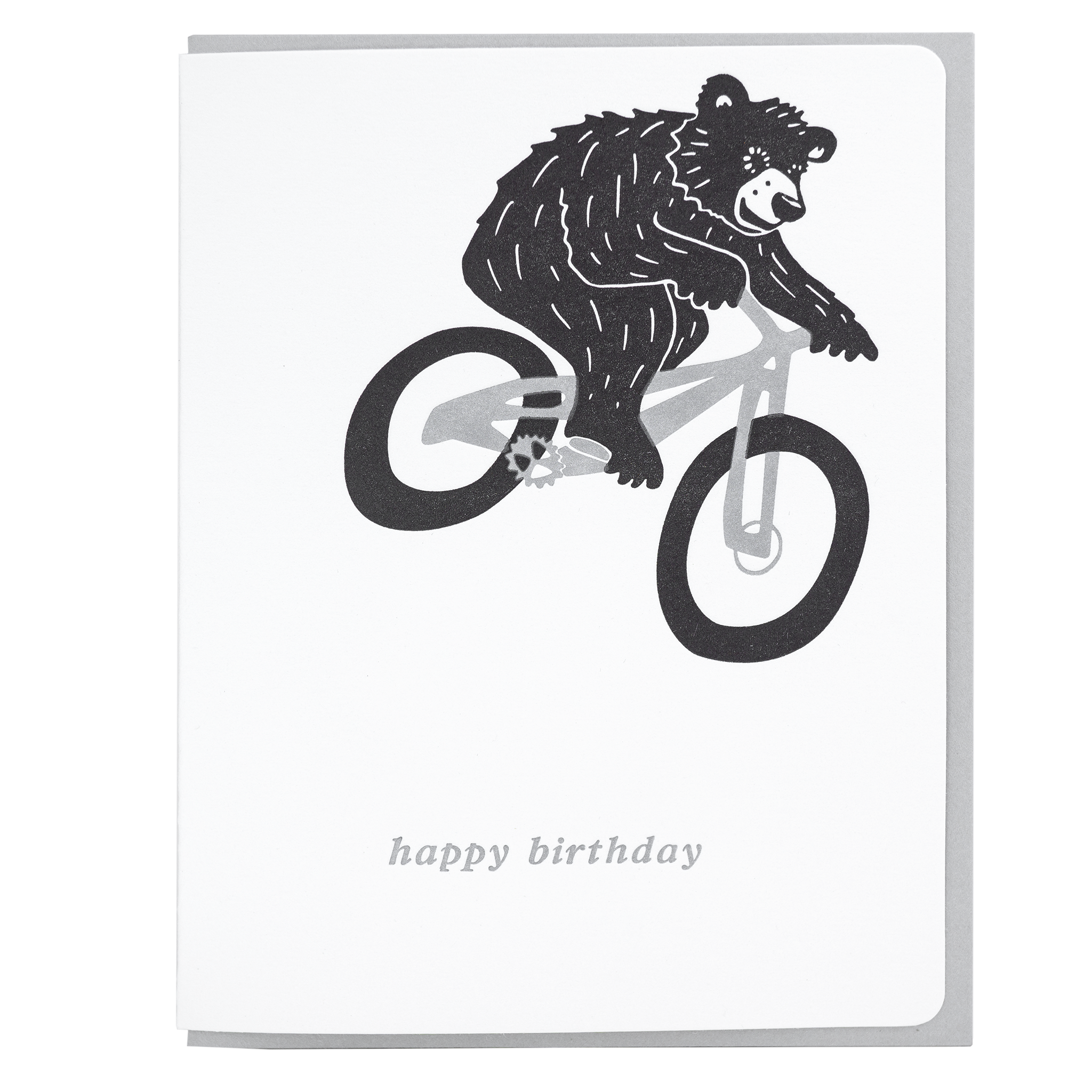 Mountain biking bear w/s