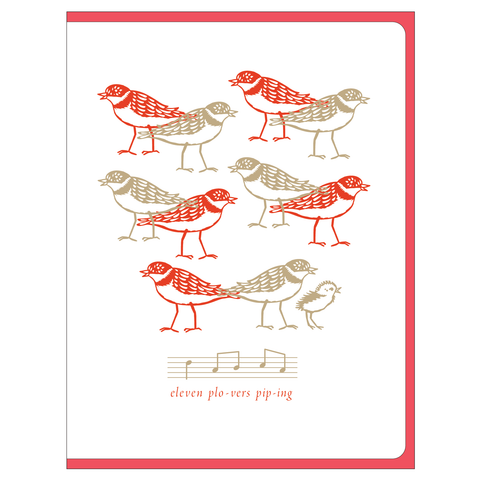 12 Days of Holidays: Piping Plovers w/s