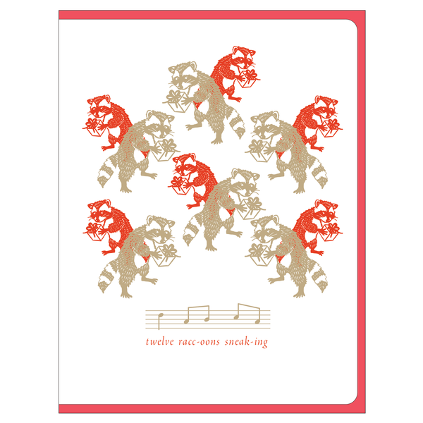 12 Days of Holidays: Raccoons w/s