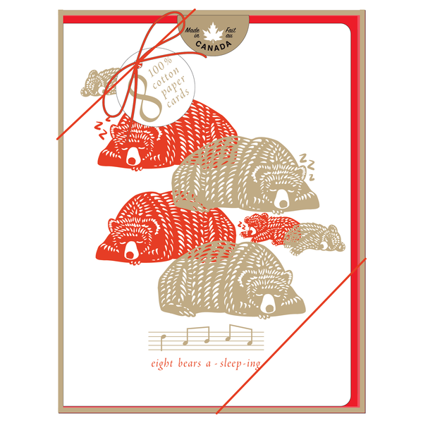 12 Days of Holidays: Bears sleeping w/s