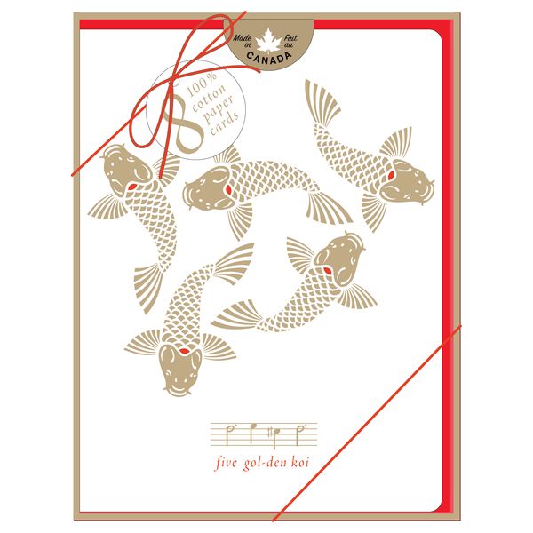 12 Days of Holidays: Golden Koi w/s