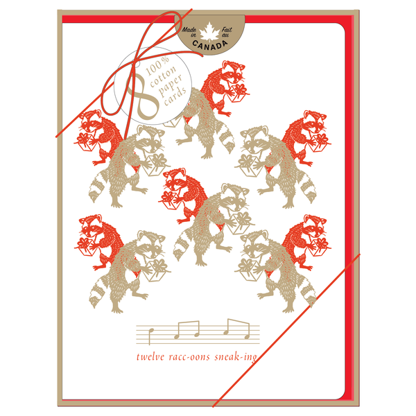 12 Days of Holidays: Raccoons w/s