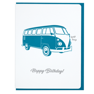 Birthday Beep VW Bus