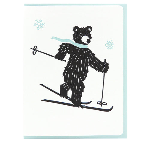 Skiing Bear
